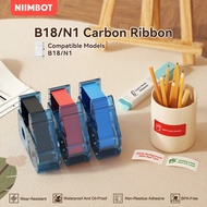NIIMBOT B18/N1 Labeling Ribbon Refill 16M - Compatible Thermal Transfer Printer Tapes, Long-Lasting