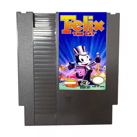 FELIX-THE-CAT 72 pins Game Cartridge For 8 Bit NES NTSC and PAl Video Game Console