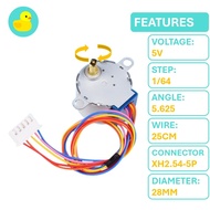 28BYJ-48 4 Phase 5 Wires 5V Stepper Motor