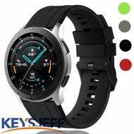 22mm Watch Straps Compatible with Samsung Galaxy Watch 46mm/Huawei Watch GT 3/Samsung Gear S3 Classic/Samsung S3 Frontier Silicone Quick Release Sport Watch Strap KJ91004