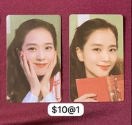 Jisoo小卡 Blackpink小卡 Rosé 小卡 blackpink christmas 小卡 Jennie小卡 Lisa小卡 韓星小卡