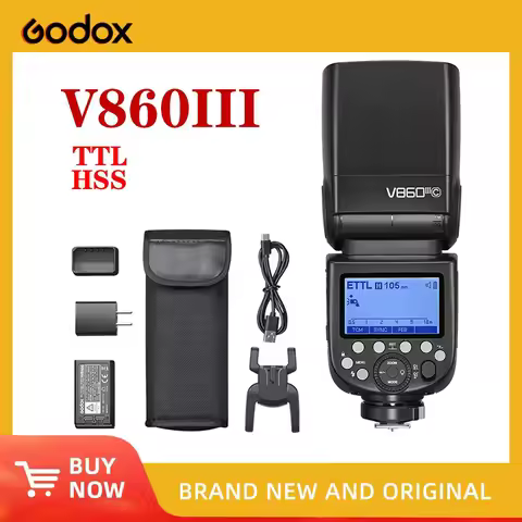 Godox V860III TTL HSS 2.4G Speedlite V860III-C V860III-N V860III-S Camera Flash for Canon Sony Nikon