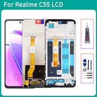 6.72" New For Realme C55 LCD RMX3710 Display Touch Screen Digitizer Assembly For For Realme C55 LCD 
