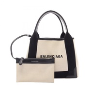 【二手】BALENCIAGA世家 (Balenciaga) 手提包 海軍藍 Cabas XS 390346 帆布皮革 海軍藍 Cabas XS 女款 二手 B