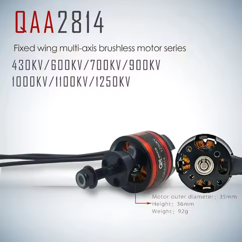 QX-MOTOR QAA2814 2814 3536 600KV 700KV 900KV 1000KV 1100KV 1250KV Brushless Motor CW CCW for RC Mult