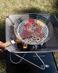 韓國 戶外品牌 Top&top stainless fire pan 露營 可摺 直火燒 焚火 專用 烤盤 燒烤 煎鑊