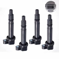4PCS Ignition Coil for Toyota Corolla ZZE123 Celica ZZT231 1.8L 2ZZ-GE Ref OE 9091902238