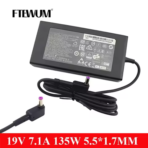 Original 19V 7.1A 135W laptop Charger AC Adapter For ACER Aspire np515-52 VN7-792G-59CL pa-1131-16 A