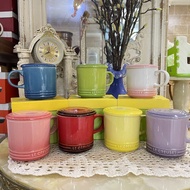 Le Creuset cup With Ceramic Lid, 350ml\7 color options - Le creuset Ceramic Mug With Single Independ