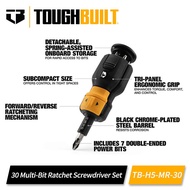 Toughbuilt TB-H5-MR-30 ชุดไขควงเฟือง8ชิ้นของ PH/sl/ SL/SQ ชุดไขควงหกแฉกเฟือง7บิตไดรเวอร์ S2เหล็กเครื