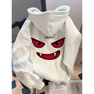 (24 Hours Delivery)OOOK 2025 Korean Women's Hoodie Round Neck Wide Version Fashion Style Long Sleeve