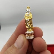 เจ้าแม่กวนอิม รุ่น บุญรักษา หลวงปู่ครูบาคำเป็ง ฐิตปัญโญ สูง 3.5 CM.. เนื้อ 3K มหาคเณศศิลป์.com maha