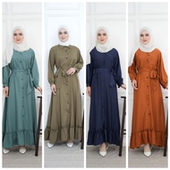 Abaya muslimah Jubah | Jubah abaya | Dress viral | Jubah plain | Dress butang