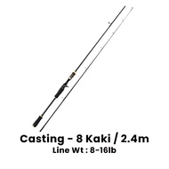 KFT Fishing Rod Joran Pancing Rod Casting Batang Pancing Murah Spinning 6-8 kaki Pancing Rod Tahan