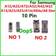10 Pin Return Button Fingerprint Sensor FPC Connector For Samsung A12 A22 A72 A32 A42 A52 A13 A23 A5