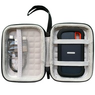 Panbo for SanDisk Extreme Portable SSD Case, Compatible with Models: E61 & E60, Travel Cable Organiz