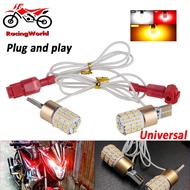 T10 Dual Contact Motorcycle Light W16W Parking Reversing Color Fog LED Bulb Lighting Accessor
