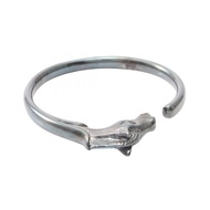 【二手】愛馬仕 HERMES 馬形手鐲 不銹鋼馬形手鐲 女士二手 A