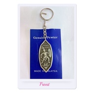 Sarawak souvenir pewter keychain