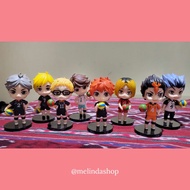 Action figure haikyuu karasuno fukodani inarizaki aoba johsai