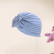Turban Head Wrap Band Chemo Bandana Pleated Indian Cap