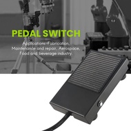 Hand Metal Foot Pedal Switch 1.8 Meters Cable 2 Pins Connector Spot Welding Tig Torch