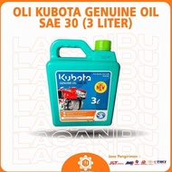 OLI KUBOTA GENUINE SAE 30. 3 (LITER) FOR TRAKTOR 4 RODA LACANDU PART