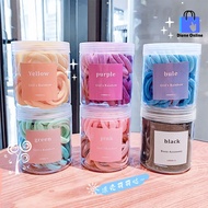 (Ready Stock) 50pcs/Box Japan Korea Rubber Fashional Colorful Head Rope Hair Band Hair Accessories G