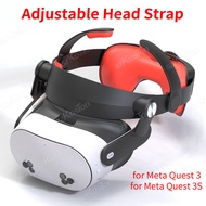 สายรัดศีรษะเข้ากันได้กับ Meta Quest 3 /Quest 3S การแทนที่สาย Elite เพิ่มเวลาเล่นและรองรับอุปกรณ์เสริ