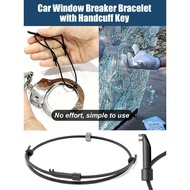 【Emergency Rescue Tool】Survival Bracelet With Fire Starter Compass Paracord For Outdoor Adventures C