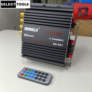 BOSCA BOSCA Amplifier with Bluetooth USB/SD FM Stereo Power Amplifier 1000W