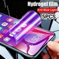 5PCS HD Soft Hydrogel Film For Umidigi G9T G9C G9A G9 5G Anti Spy Privacy Anti Blue Light Screen Pro
