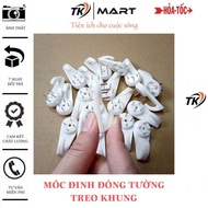 Wall nail hooks for hanging picture frames and objects - good strength