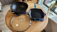 Le Creuset 鑄鐵煎鍋連湯鍋蓋