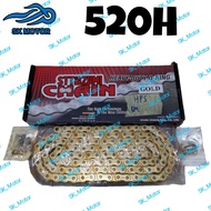 IZUMI Japan O Ring 520H 120L Motorcycle Chain Gold Rantai Motosikal