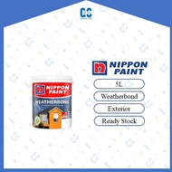 Nippon Paint Weatherbond 5L - Exterior Paint #7 Years' Protection