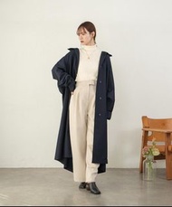 Hinari 深藍色企領長外套 | 日牌Hinari限定福袋內容物