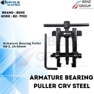 MESIN Benz Werkz Treker Bearing AB2 Armature Bearing Puller BZ-7902 Lava Opener Tool Size 24mm–50mm 