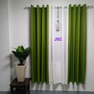 Ring Curtain 5ft 6ft 7ft 8ft long 56 inches width Katrina Fabric Home Decoration Door Window Color