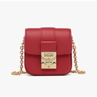 MCM Tracy Mini Red Bag Charm