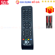 Remote điều khiển đầu thu truyền hình số vệ tinh HD K+ kplus 2018 Chảo - Tặng kèm pin - GDBG