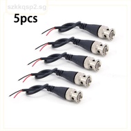 5pcs BNC Male Connector 2pin FOR Q9 Adapter Power Pigtail Cable Line BNC Connectors Wire  SGK2