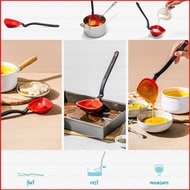 ns4 Creative new 2 in 1 Fladle Fold-Flat Space-Saving design spoon spatula turner