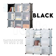 Ready Stock 💥 Cabinet 9 Cubes Cube DIY Wardrobe Rack Storage Organizer Almari baju