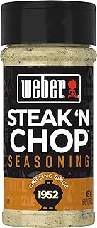 Weber Steak 'N Chop Seasoning, 6 Oz Shaker (Pack Of 6), 6Count