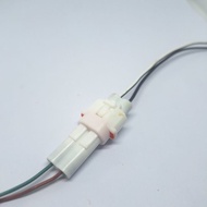 2 PIN WATERPROOF CONNECTOR SOCKET PAIR 2 PIN WATERPROOF MALE & FEMALE CONNECTOR SOCKET