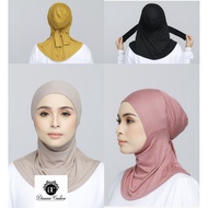 Inner Ninja Tali Neck Bride Anak Tudung Tie Back Adjustable Kain Viscoe