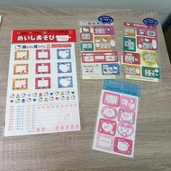 古品    Sanrio   Hello Kitty    貼纸相  相框 貼纸