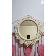 Macrame Circle Mirror