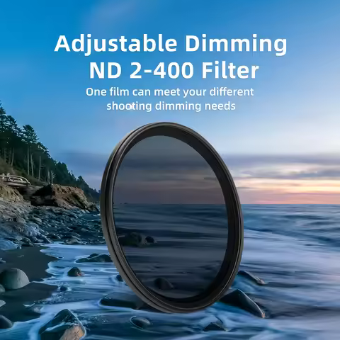 ND2-400 1-9 Stop Variable ND Filter For Canon Sony Nikon Fuji DSLR Camera Lens 37/39/40.5/43/46/49/5